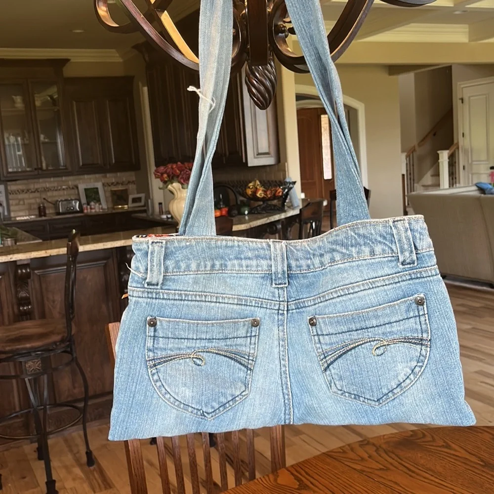 Auburn University Denim Purse Jean Bag New